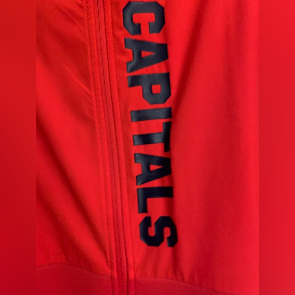🏒 Adidas Washington Capitals zip up jacket men’s large like new - Picture 3 of 10